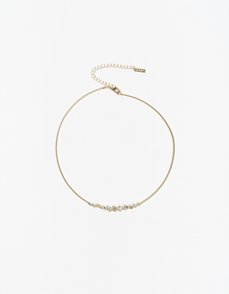 Collares Cortos Strass Collares Cortos, Strass Basics - Dorado