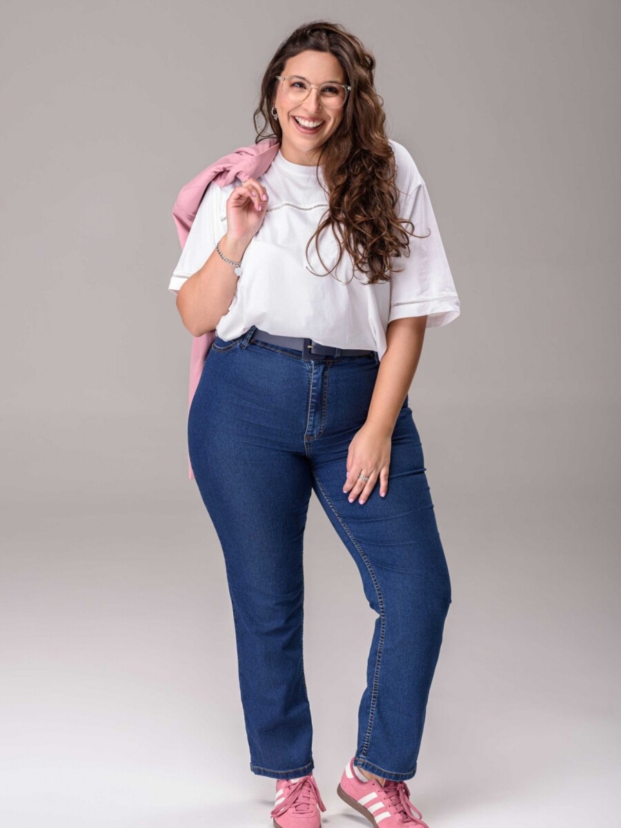 Remera Festón blanca
