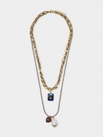 Set De Collares Con Colgantes De Resina multicolor