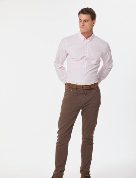 PANTALON 5 BOLSILLOS Marron