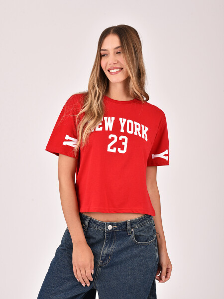 REMERA GINA ROJO