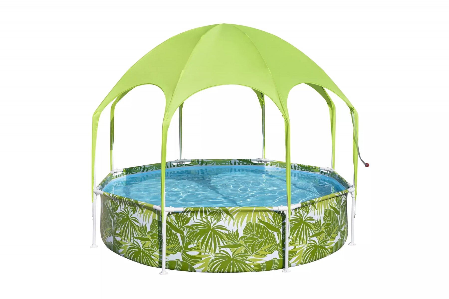 Piscina Redonda con Estr.Metalica Parasol Bestway 1688Lt Steel Pro 