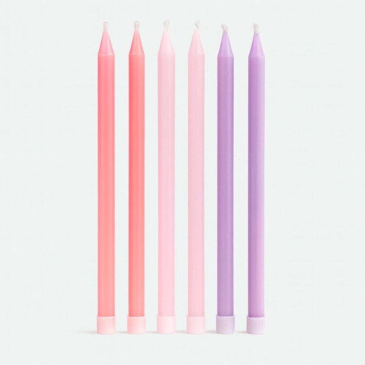 VELAS DE CUMPLEAÑOS PASTEL X 6 UNIDADES VELAS DE CUMPLEAÑOS PASTEL X 6 UNIDADES