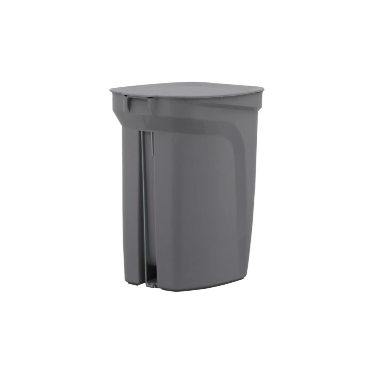 PAPELERA TACHO BASURA TRAMONTINA COMPACT 10LTS GRIS