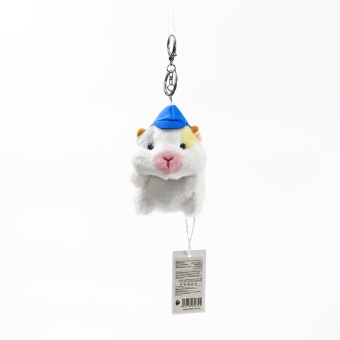 COLGANTE DE MOCHILA PELUCHE CARPINCHO CON GORRA AZUL COLGANTE DE MOCHILA PELUCHE CARPINCHO CON GORRA AZUL