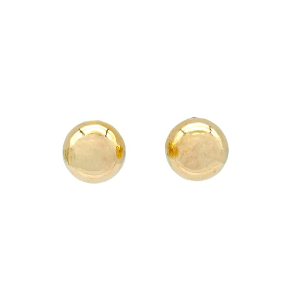 Caravanas oro Bolas - Oro bajo - Sin piedra- CA8009 sinpiedra