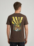 T-SHIRT TREKKING MARRON