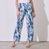 Pantalon Plisado AZUL/MULTI