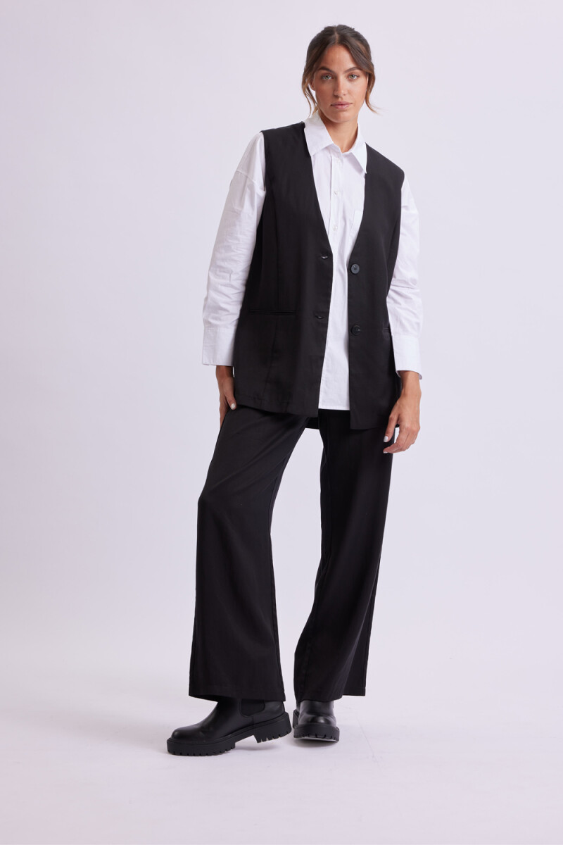 Chaleco formal Negro