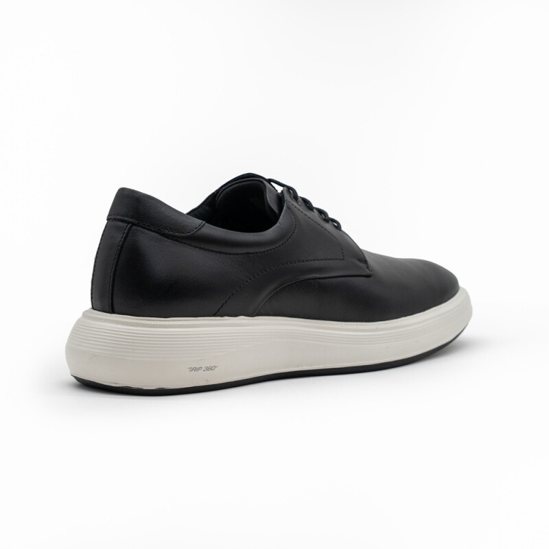 Zapato con cordón - Casual CUERO PELICA PRETA PRETA