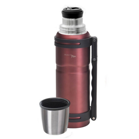 Kit Matero Termo Carter 1.2L Manija y Mate 230Ml Acero Inox Rojo
