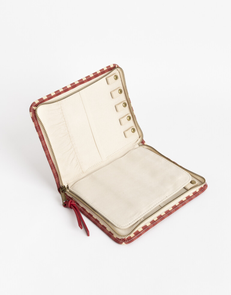 Porta Cosméticos Navidad Organizador De Bijou - Rojo Medio