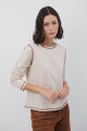 REMERA COTTON M/L BEIGE