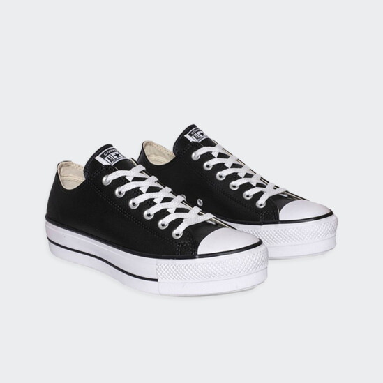 Championes Converse Chuk Taylor Platform Negro