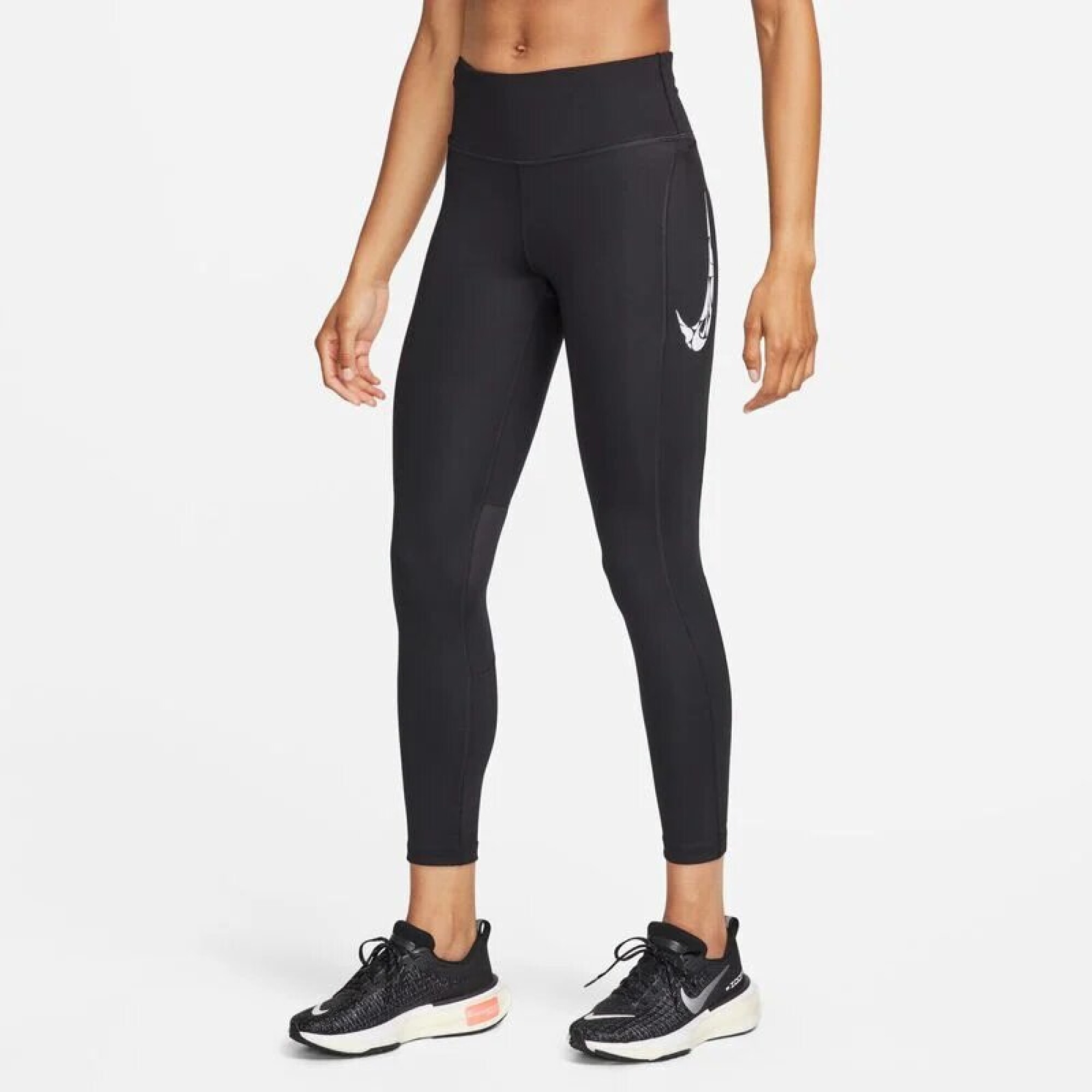 Calza Nike Fast Mid Rise Mujer La Cancha