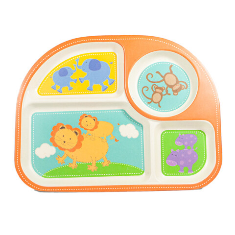 Outlet Set de plato, platito, cubiertos y vaso infantil Outlet Set De Plato, Platito, Cubiertos Y Vaso Infantil