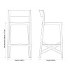 SILLA BAR PLAST NEGRA Unica