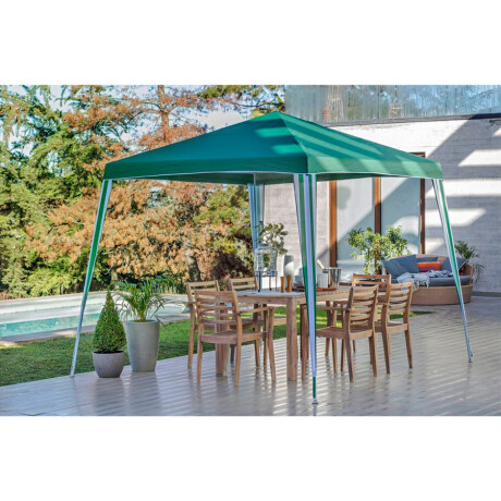 Gazebo verde 3 x 3 de Poliéster Gazebo verde 3 x 3 de Poliéster