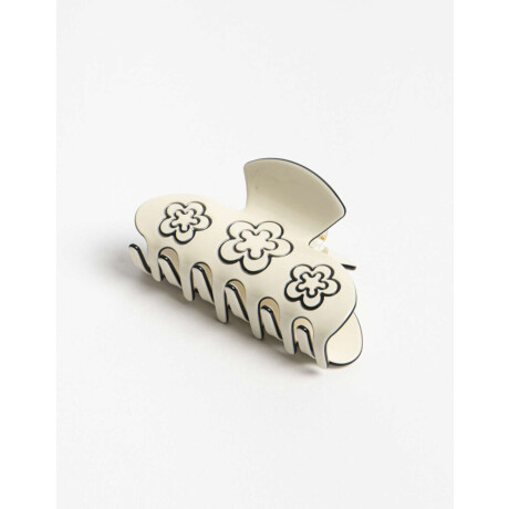 Broche Flores Combinacion Bicolor