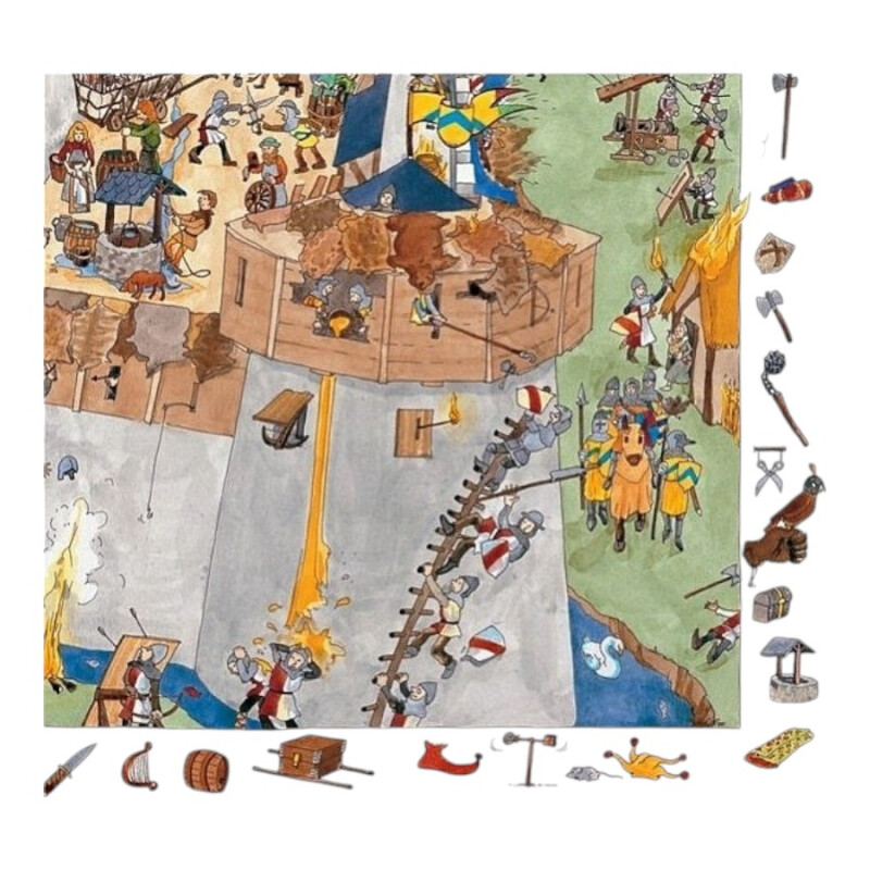 Puzzle Observación Castillo Djeco Puzzle Observación Castillo Djeco