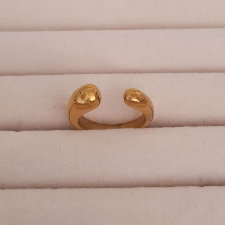 Anillo MALI en acero dorado Anillo MALI en acero dorado