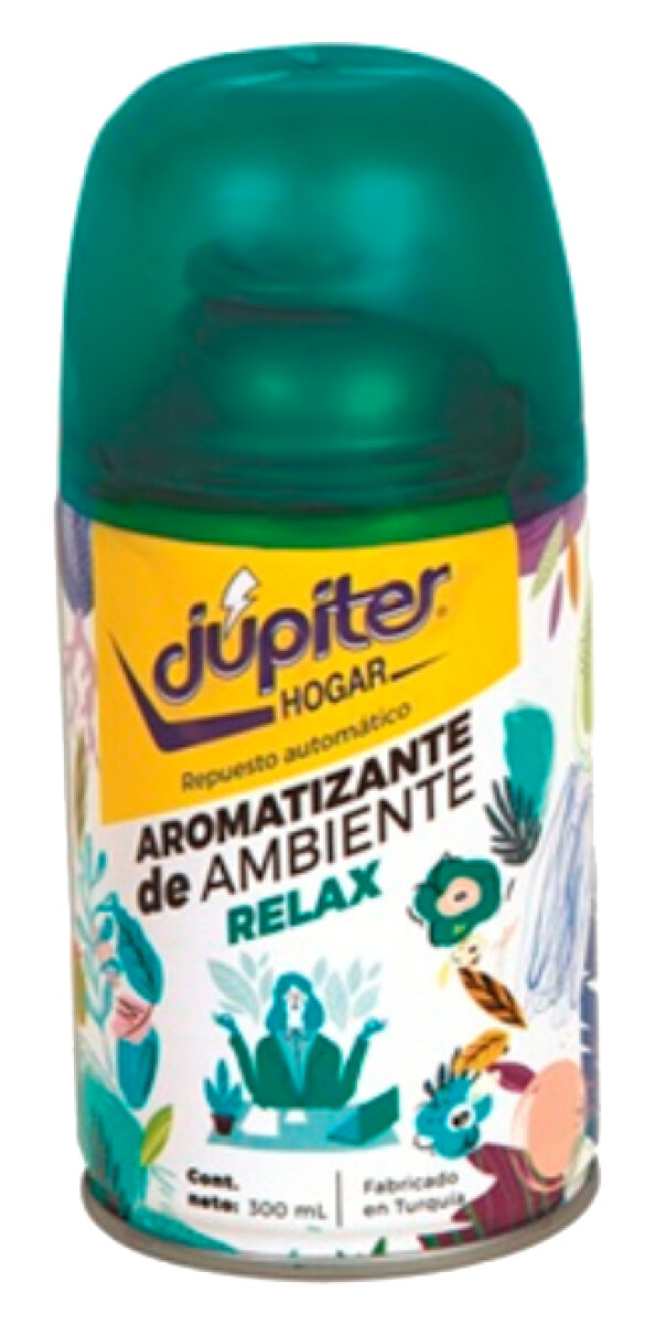 DESODORANTE AMBIENTE JUPITER AUTOMATICO REPUESTO 300 ML RELAX 