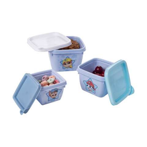 Pack x 3 Recipientes Connect Paw Patrol CELESTE