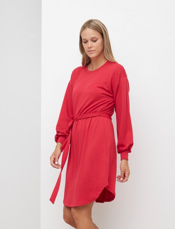 Vestido Soft Lazo ROJO