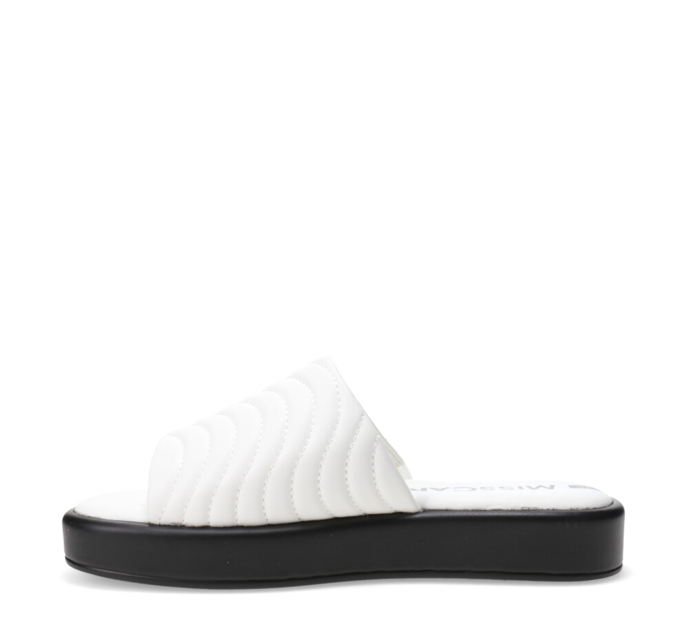 Sandalia IRINA con tira ancha White