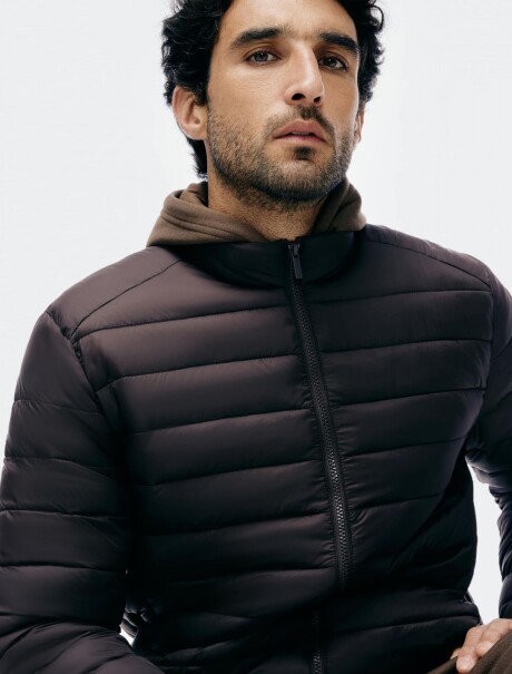 CAMPERA PUFFER CON BOLSILLOS JAQUETA MASC