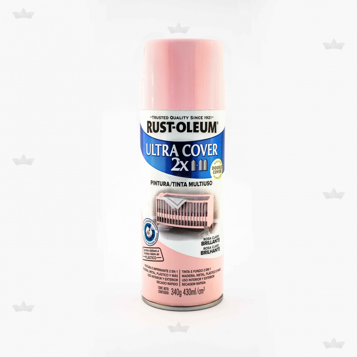 AEROSOL ULTRA COVER 2X ROSA CLARO BRILLANTE- 340 GRS. 