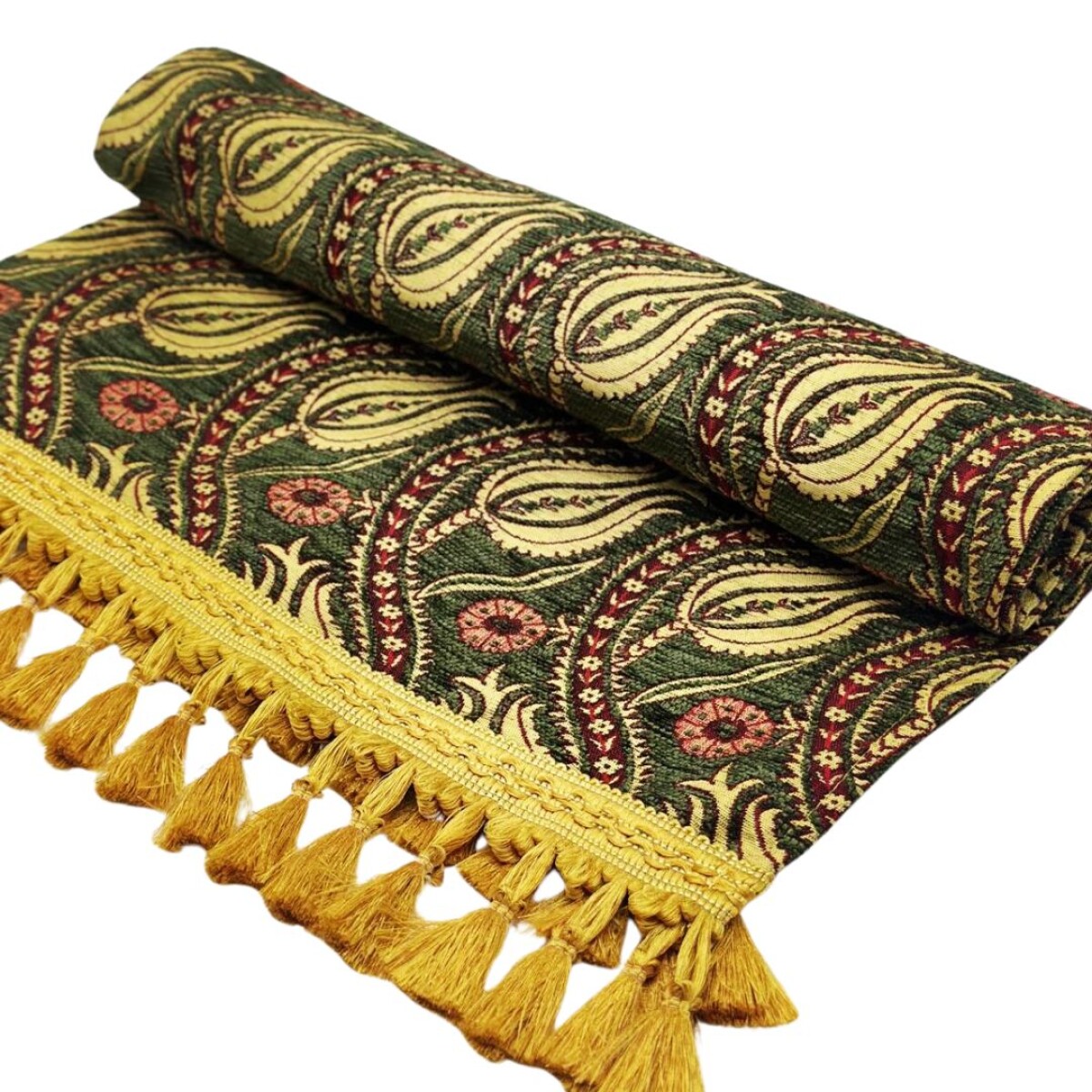 Caminero de mesa 1,40 Tulipanes - Verde 