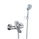 Ducha Exterior Con Volante Palito Con Telefono, Flexible Y Soporte 000