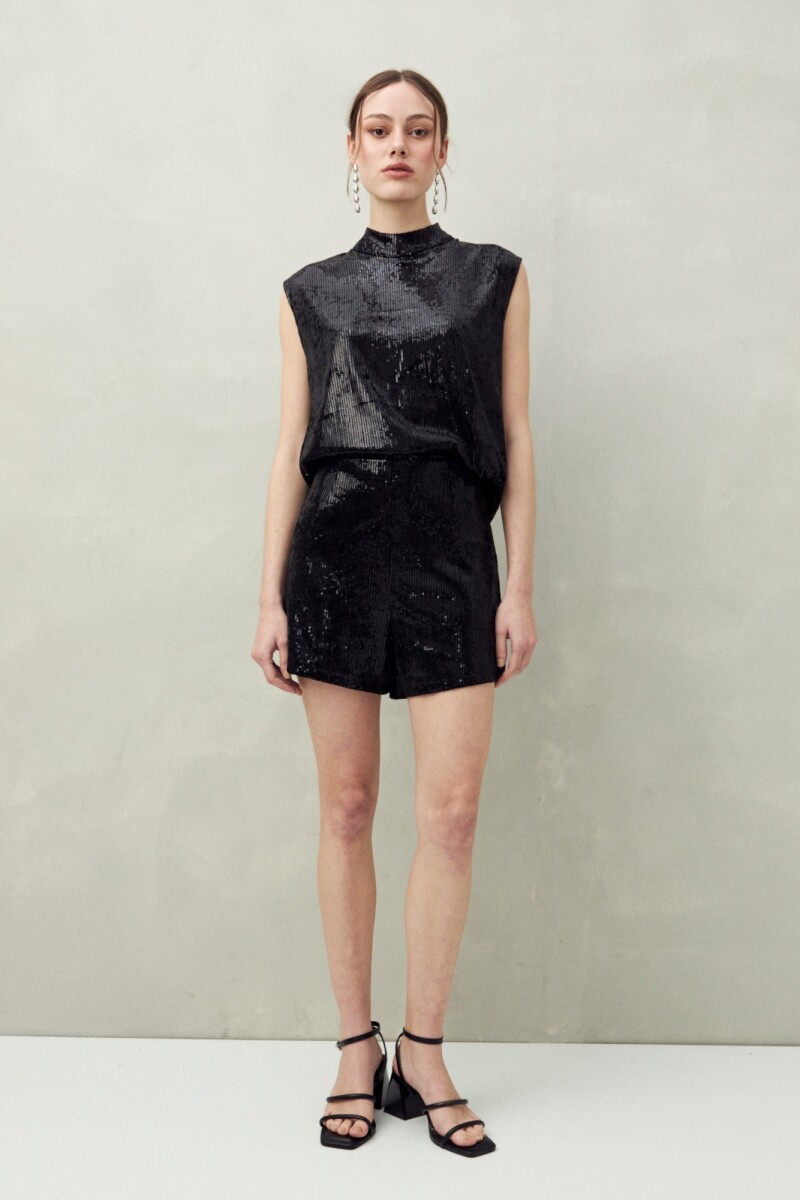 SHORT RIVIERA Negro