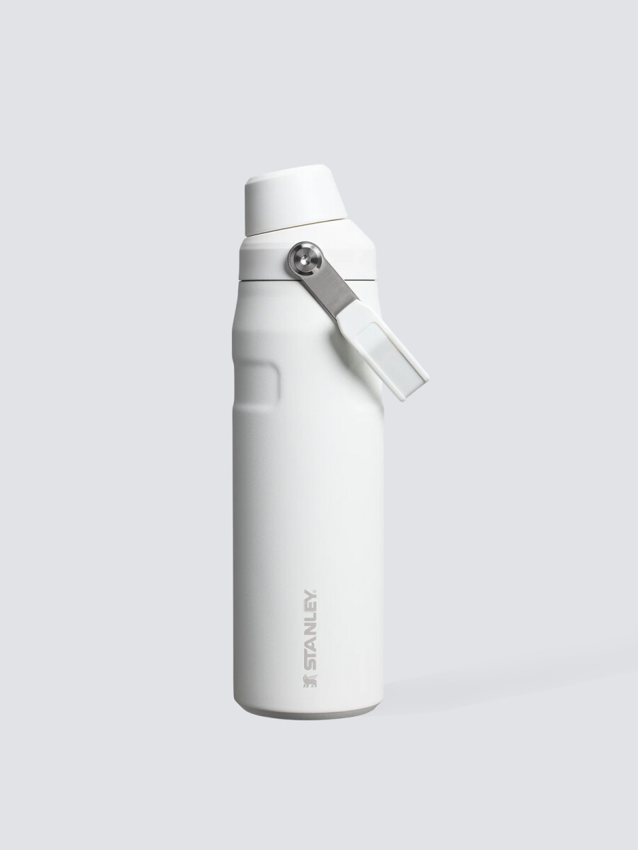 Botella IceFlow Stanley con tapa de flujo rápido | 24 oz - Blanco 