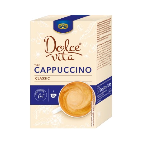 Caja X10 Sobres Cafe Classic Kruger Capuccino Dolce Vita 001