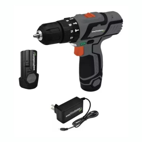 Taladro Atornillador Percutor GLADIATOR TPG910/12C1 12V Recargable Taladro Atornillador Percutor GLADIATOR TPG910/12C1 12V Recargable