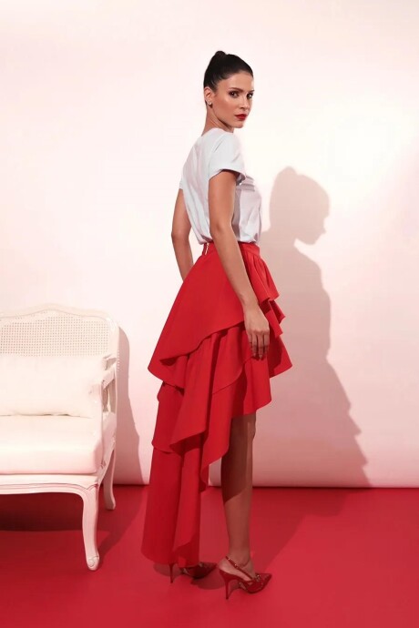 Falda Gode Rojo