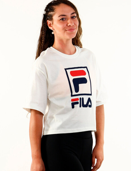 Camiseta para Dama Fila Stack New Blanca Talle XL