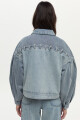 Campera Rave Celeste