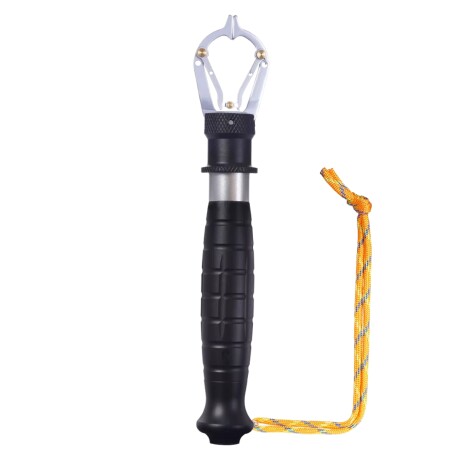 Pinza boga para pesca con balanza de 4Kg Negro
