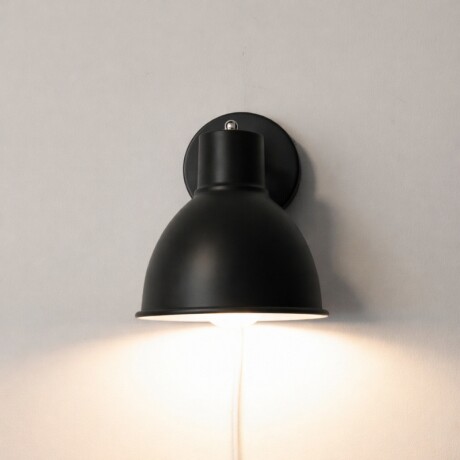 ARTEFACTO DECORATIVO DE PARED ALPHA Luminara de Pared Alpha Negro