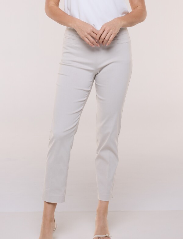 Pantalón Slim Pull On GRIS CLARO