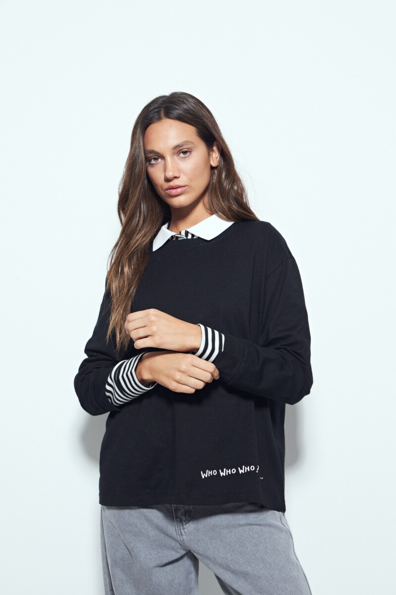 REMERA DOGS OUT Negro