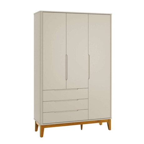 Ropero 3 puertas 3 cajones Boom Gris