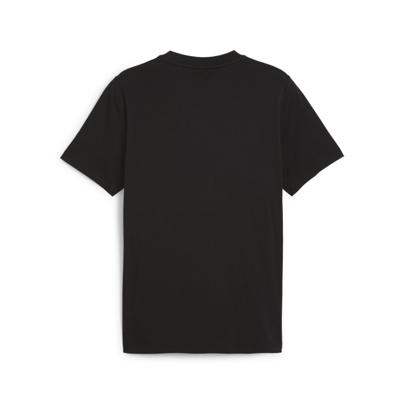 Remera Puma Squad Small Graphic Tee de Hombre - 681792 01 Negro