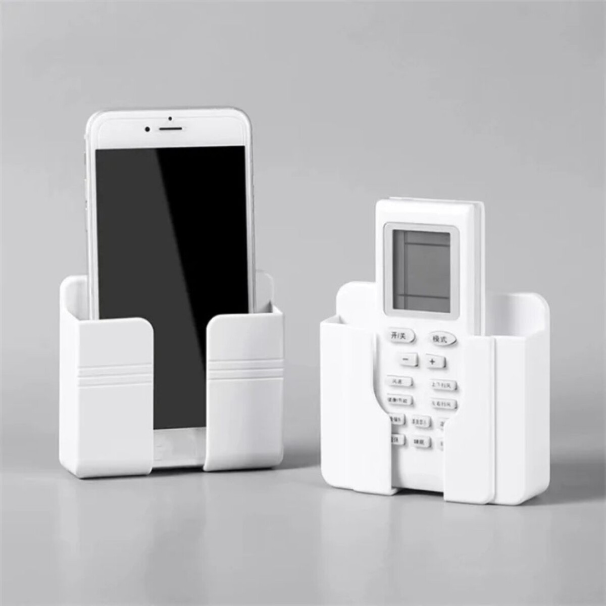 Soporte Adhesivo Pared Organizador Celular Y Control Remoto 