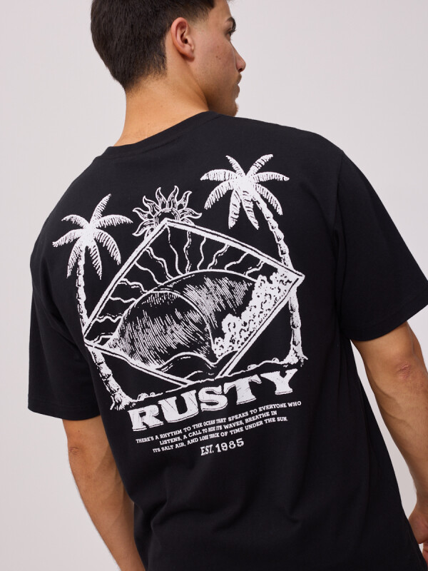 T-SHIRT LYSANDER RUSTY Negro