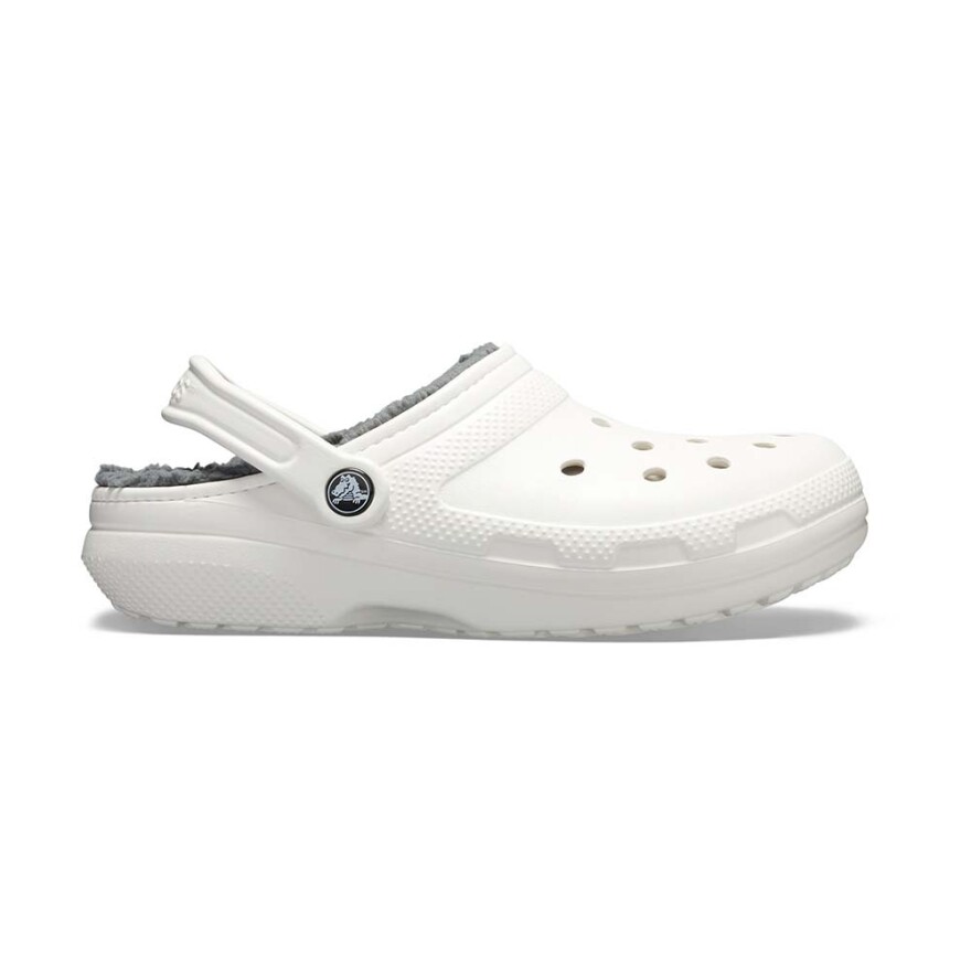 Classic Lined Clog - Unisex White/grey