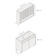 JUEGO DE COCINA MODULAR SIMONE MENDES BEIGE 120CM 2 PUERTAS GAMAS DE BEIGE